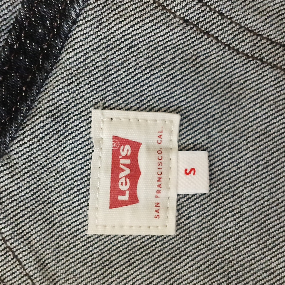 LEVI'S  Gray Denim Overalls Size SMALL - Picture 7 of 7